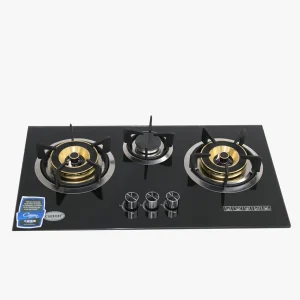Canon CA-5-19 3-Burner Tempered Glass Gas Hob – 710×400 mm