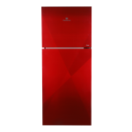 9173 Acce Coral Red Double Door Refrigerator
